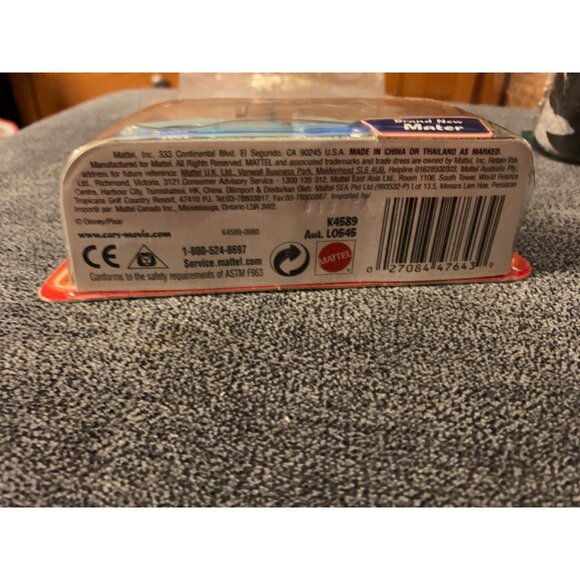 Disney Pixar Cars Supercharged Brand New Mater Die-Cast Toy Car 1:55 Scale By Ma - Picture 5 of 13